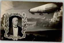 Luftschiff Zeppelin, F. Graf von Foto AK