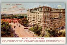 00100 Roma Rom Foto AK Hotel Flora