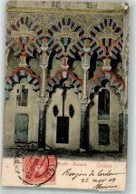 Cordoba 1909 Foto AK Mezquita Marke bildseitig
