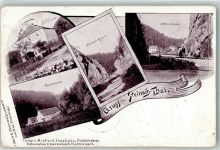 95346 W8652 Stadtsteinach 1907 - Papiermühle Steinach Klamm Waffenhammer unterer Eisenhammer