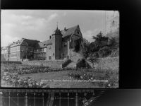 65510 W6270 Idstein GLASNEGATIV Rathaus u. ehemalige Jugendherberge