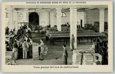La Frontera - Bodegas de Gonzalez Byass en Jerez Vista general del tren de embotellado
