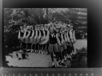 59227 W4730 Ahlen , Westf GLASNEGATIV Mädchenchor