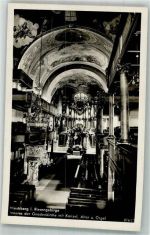 Doksy Hirschberg Foto AK Kirchenorgel Altar Gnadenkirche