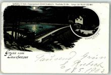68500 Guebwiller Gebweiler 1902 Gebrauchsspuren LauchenseeGasthaus Lithographie/Mondschein