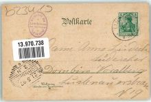 68500 Guebwiller Gebweiler 1902 Gebrauchsspuren LauchenseeGasthaus Lithographie/Mondschein