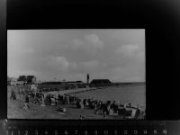 25761 W2242 Büsum GLASNEGATIV Strand