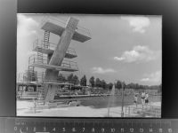 90584 W8501 Allersberg GLASNEGATIV Schwimmbad