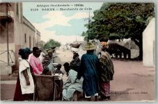 Dakar 1910 Foto AK Marktszene Tracht