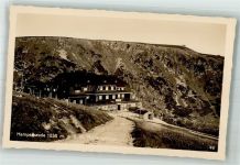 Hampelbaude Foto AK Gasthaus Riesengebirge