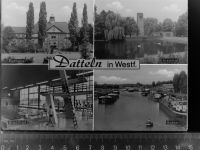 45711 W4354 Datteln GLASNEGATIV Mehrfachbildkarte
