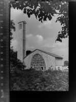 59269 W4720 Beckum , Westf GLASNEGATIV St. Martinkirche