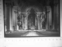 94526 W8354 Metten , Donau SW-Dia (Kunststoff) KEINE AK Kirche