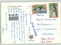 Dakar 1967 Gebrauchsspuren Marktszene Le Marché Sandaga Luftpost