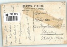 Melilla 1932 Foto AK Calles Arturo Marke Bildseitig