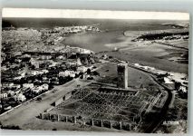 Rabat 1962 Foto AK Fliegeraufnahme Tour Hassan Ruinen Moschee
