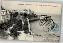 Cadiz 1922 Foto AK Marke Bildseitig