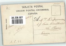 Cadiz 1922 Foto AK Marke Bildseitig
