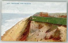 Sheringham 1914 Foto AK Schwimmbad Strand