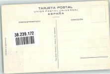 San Sebastian Donostia 1924 Foto AK Palacio Real y Miraconcha Marke bildseitig