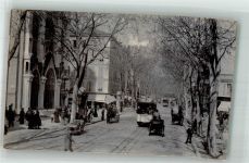 06000 Nice Nizza Foto AK Avenue de la Gare Straßenbahn