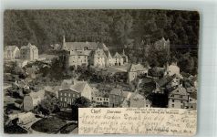 Clerf Clervaux 1904 Foto AK Schloss Burg