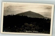 Schneekoppe 1925 Foto AK Schneekoppe Riesengebirge