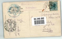 Glocknerhaus 1901 Foto AK Hüttenstempel