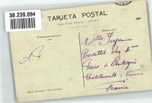 San Sebastian Donostia 1913 Foto AK Monte Ulia Tiro de Pichon Marke bildseitig