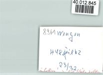 87480 W8961 Wengen , Kr Kempten, Allgäu FOTO KEINE AK