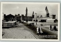 50100 Cherbourg-Octeville Foto AK Bahnhof Gare Maritime