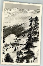 6450 Obergurgl Gurgl 1956 Winter Waldabfahrt