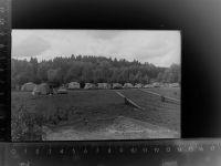 59519 W4773 Neuhaus , Möhnesee GLASNEGATIV Campingplatz