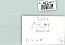 79790 W7897 Küssaberg FOTO KEINE AK
