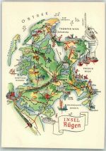 Rügen - Landkarte