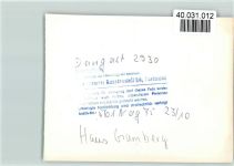 26316 W2930 Dangast FOTO KEINE AK Haus Gramberg