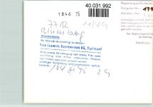 78176 W7712 Blumberg , Baden FOTO KEINE AK Luftaufnahme