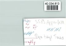 34593 W3589 Appenfeld FOTO KEINE AK Papa trägt Tracht