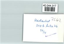 76593 W7562 Reichental , Baden FOTO KEINE AK Ortsanischt