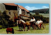 34593 W3589 Appenfeld FOTO KEINE AK Ponyhof, Zweispänner