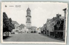 Lokeren Foto AK Grand Place Kirche Geschäft