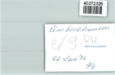 31848 W3252 Eimbeckhausen FOTO KEINE AK Denkmal