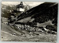 6580 St. Anton am Arlberg Foto AK Bahnhof Seilbahn