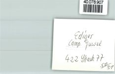 56814 W5591 Ediger FOTO KEINE AK Camping