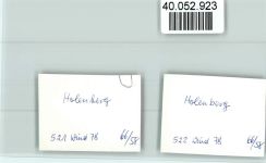 37642 W3451 Holenberg FOTO KEINE AK Schild Wappen