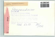64646 W6148 Heppenheim (Bergstraße) FOTO KEINE AK