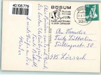 25761 W2242 Büsum - Büsumer Strand Möwe Seestern Muscheln Leuchtturm Segelschiff Fischerboote Mehrfachaufnahme