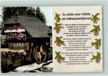 W7829 Friedenweiler Es steht eine Mühle im Schwarzwäldertal Schwarzwaldmühle