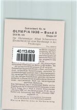 Turner Schwarzmann Olympiade 1936 Sammelbild Band II Gr.57 Olympiade 1936