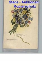 Blumen Künstlerkarte